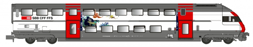 ファッションなデザイン Kato IC2000 Car Control Decker Double - H25117 Lemke HobbyTrain 鉄道模型